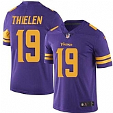 Nike Men & Women & Youth Vikings 19 Adam Thielen Purple Color Rush Limited Jersey,baseball caps,new era cap wholesale,wholesale hats